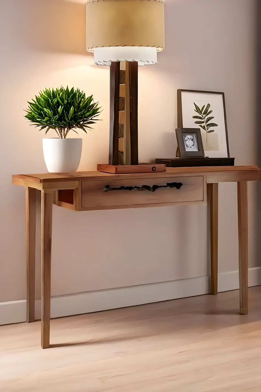 Entry console table by dadowoodworking