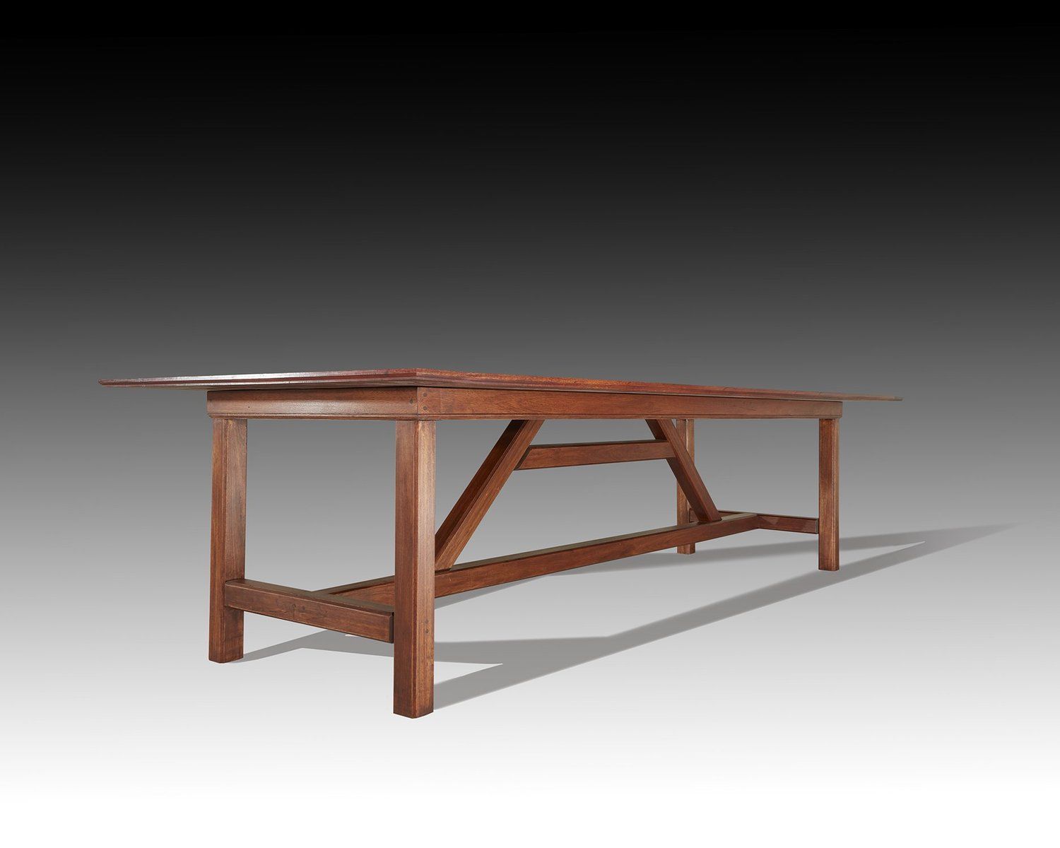Two-board mahogany dining table by dadowoodworking